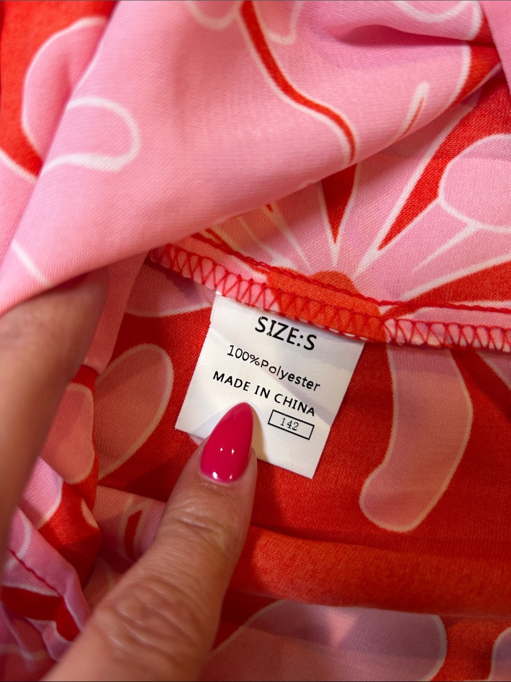 Pink & Red Floral Maxi Sundress - Picture 4 of 5